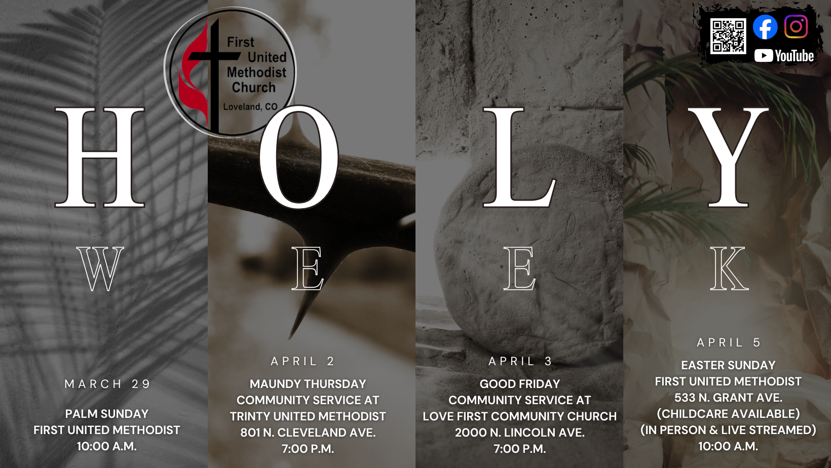 Holy Week at FUMC 2026