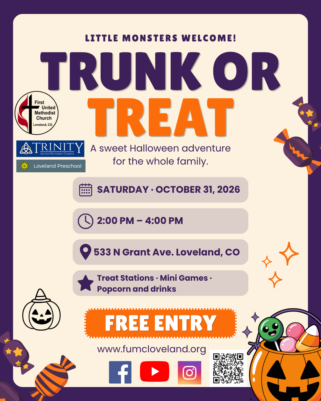 Trunk or Treat 2026 at FUMC Loveland