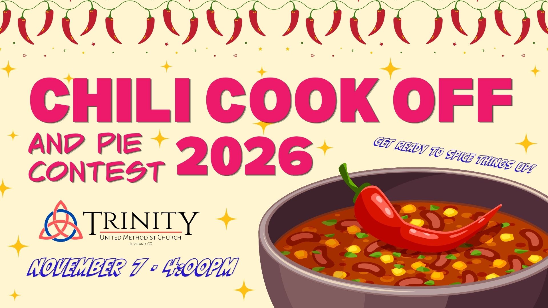 Chili Cook Off at Trinity United Methodist Church Loveland, CO